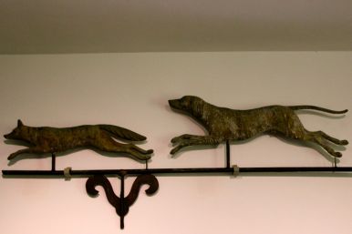 Fox and hound weathervane