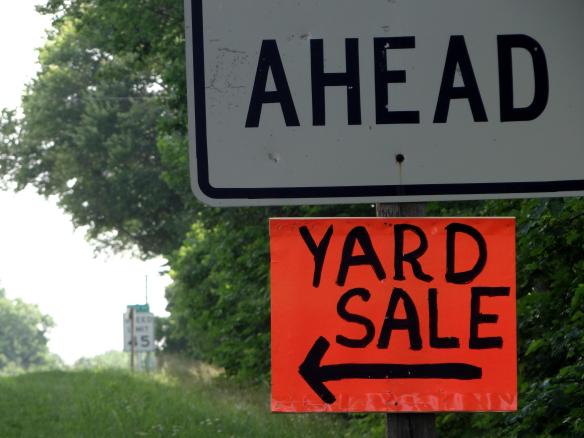 Yard Sale Ahead